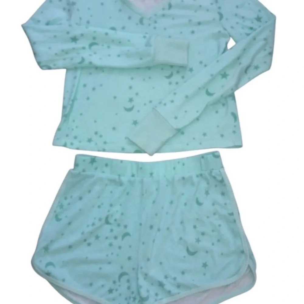 Colsie Women's Light Blue Pajama Set XS - Picture 2 of 3